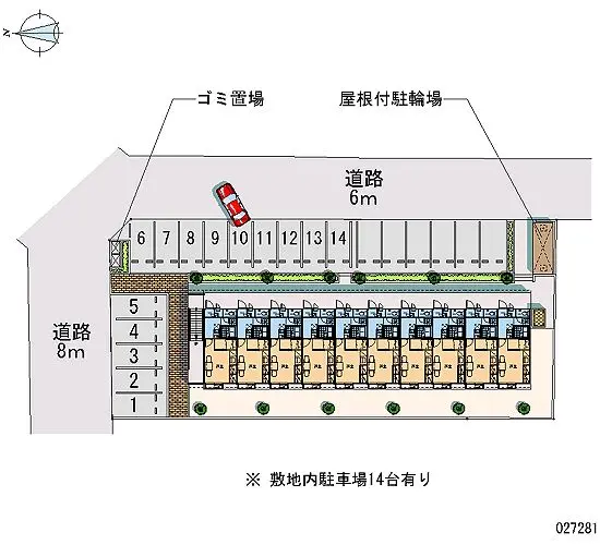 ★手数料０円★富士宮市穂波町　月極駐車場（LP）